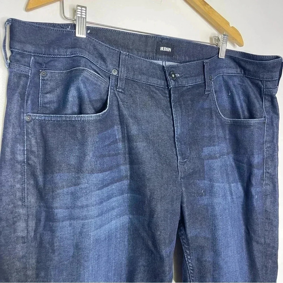 Hudson Dark Wash Byron Straight Leg Mens Jeans Size 40 - Picture 4 of 8
